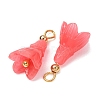 Dyed Synthetic Coral Pendants GG-CBAC295-03G-4