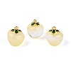 Transparent Glass Apple Pendants X1-DGLA-E004-16K-1