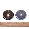 Natural Grey Agate Big Pendants G-T144-43H-3
