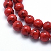 Sea Shell and Synthetic Turquoise Assembled Beads Strands G-G758-11-10mm-3
