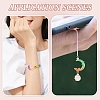 60Pcs 2 Styles Transparent & Opaque UV Plating Acrylic Beads PACR-YW0001-30-7