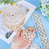 Sparkle Polyester Embroidery Ribbon OCOR-WH0070-76B-3