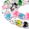 Handmade Lampwork Beads Strands LAMP-F029-04B-3