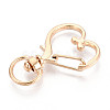 Alloy Swivel Snap Hook Clasps PALLOY-T090-81KCG-2