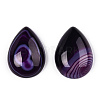 Natural Banded Agate/Striped Agate Cabochons G-T122-23H-3