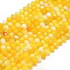 Natural Banded Agate Beads Strands G-P573-A13-01-2