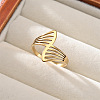 304 Stainless Steel Cuff Open Rings WG29F56-04-1