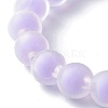 Bead in Bead Transparent Round Acrylic Beads Stretch Bracelet Set for Kids BJEW-JB06590-6