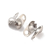 Rack Plating Brass Bead Tips KK-P274-02D-P-2