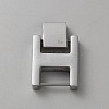 Rectangle Stainless Steel Watch Band Clasps STAS-WH0048-08C-P-1