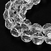 Transparent Glass Beads EGLA-A035-T8mm-D19-4