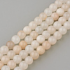 Natural Pink Aventurine Gemstone Round Bead Strands G-R288-4mm-1
