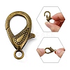 Tibetan Style Alloy Lobster Claw Clasps PALLOY-O027-AB01-3