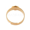 Adjustable 304 Stainless Steel Finger Rings Components STAS-F149-21G-B-3