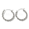 304 Stainless Steel Hoop Earrings EJEW-K269-12G-1