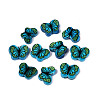 Printed Natural Freshwater Shell Beads SHEL-Q029-11F-1