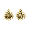 Tibetan Style Alloy Pendant Cabochon Settings GLF1377Y-2