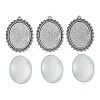 DIY Blank Tibetan Style Alloy Pendants Making Kit DIY-FS0005-80B-3