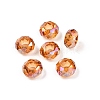 Transparent Glass European Beads GPDL-N005-D14mm-A06-1