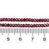 Natural Garnet Beads Strands X-G-F770-D02-02-5