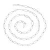 304 Stainless Steel Paperclip Chains CHS-UN0001-02P-1