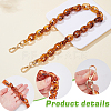 Acrylic Cable Chain Purse Chains PURS-WH0816-003G-3