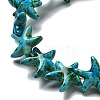 Synthetic Turquoise Dyed Beads Strands G-P507-04S-2