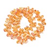 Electroplate Glass Beads Strands EGLA-B006-01A-HR01-2
