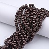 Glass Pearl Beads Strands HY-6D-B40-4