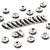 Brass Grade A Rhinestone Spacer Beads RSB036NF-03-1