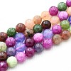 Natural Quartz Beads Strands G-N355-8mm-31-1
