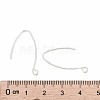 925 Sterling Silver V Shaped Earring Hooks STER-M102-04S-3