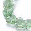 Transparent Glass Beads GLAA-Q066-14mm-B12-3