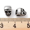 304 Stainless Steel Beads Hand Polished STAS-M057-19AS-3
