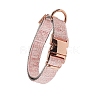 Nylon Dog Collar with Rose Gold Iron Quick Release Buckle PW-WG25675-12-1