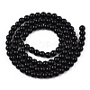 Opaque Solid Color Glass Beads Strands GLAA-T032-P6mm-01-3