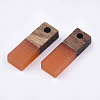 Resin & Walnut Wood Pendants RESI-S358-19J-2
