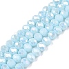 Electroplate Glass Beads Strands LS-EGLA-A044-P6mm-B06-1