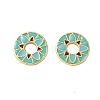 Brass Enamel Beads KK-P290-31G-02-1