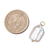 Natural Baroque Pearl Keshi Pearl Pendants PALLOY-JF04628-01-2