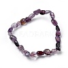 Natural Auralite Bead Stretch Bracelets BJEW-K213-63-2