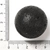 Natural Lava Rock Sphere Beads G-C154-04-2