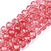 Transparent Glass Beads Strands X-GLAA-T023-8mm-A13-1