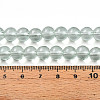 Baking Paint Transparent Glass Beads Strands DGLA-N006-8mm-08-4