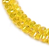 Electroplate Transparent Glass Beads Strands EGLA-B011-08A-AB06-3