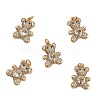 SHEGRACE Brass Micro Pave Clear Cubic Zirconia Pendants XGRQ4N527-738G-1