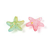 Frosted Transparent Acrylic Beads FACR-T007-03-2