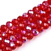 Electroplate Glass Beads Strands EGLA-A044-T6mm-L01-1