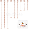 9Pcs 3 Style 925 Sterling Silver Cable Chain Extender FIND-BBC0003-31-1