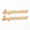 Golden Plated Alloy Cabochons PALLOY-WH0068-08C-2